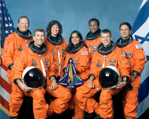 STS-107 Shuttle Columbia Crew