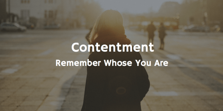 Remember Whose You Are