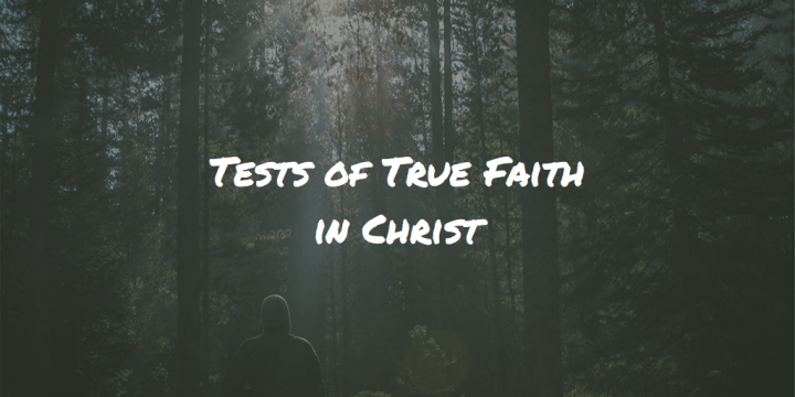 Tests of True Faith in Christ