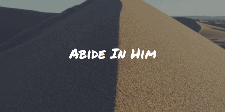 Abide In Him