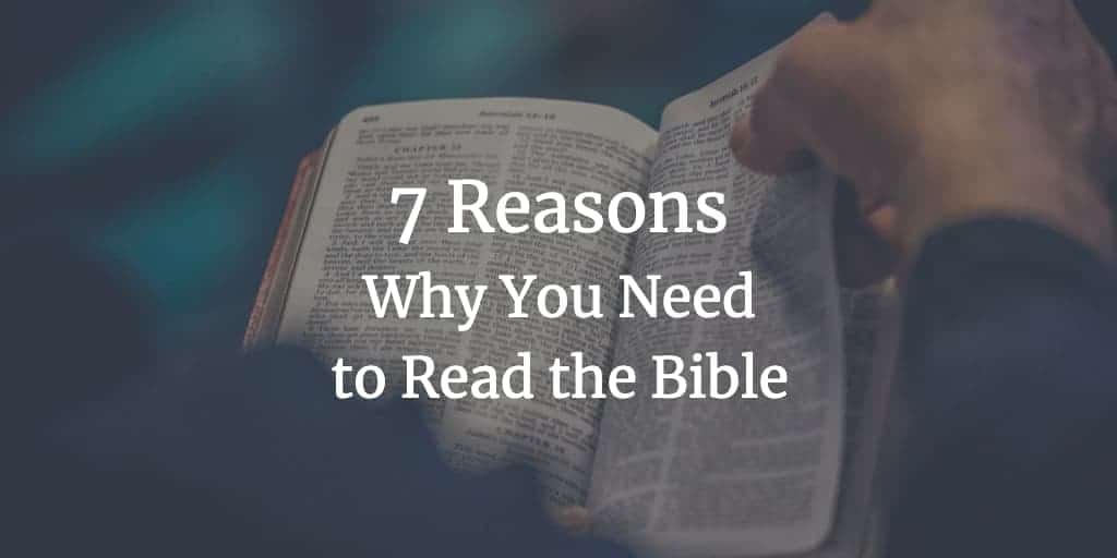 7 Reasons Why You Need to Read the Bible